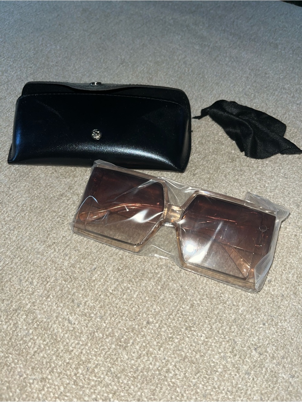 Oversized Square Sunglasses in Brown - Fashionable Women’s Accessory